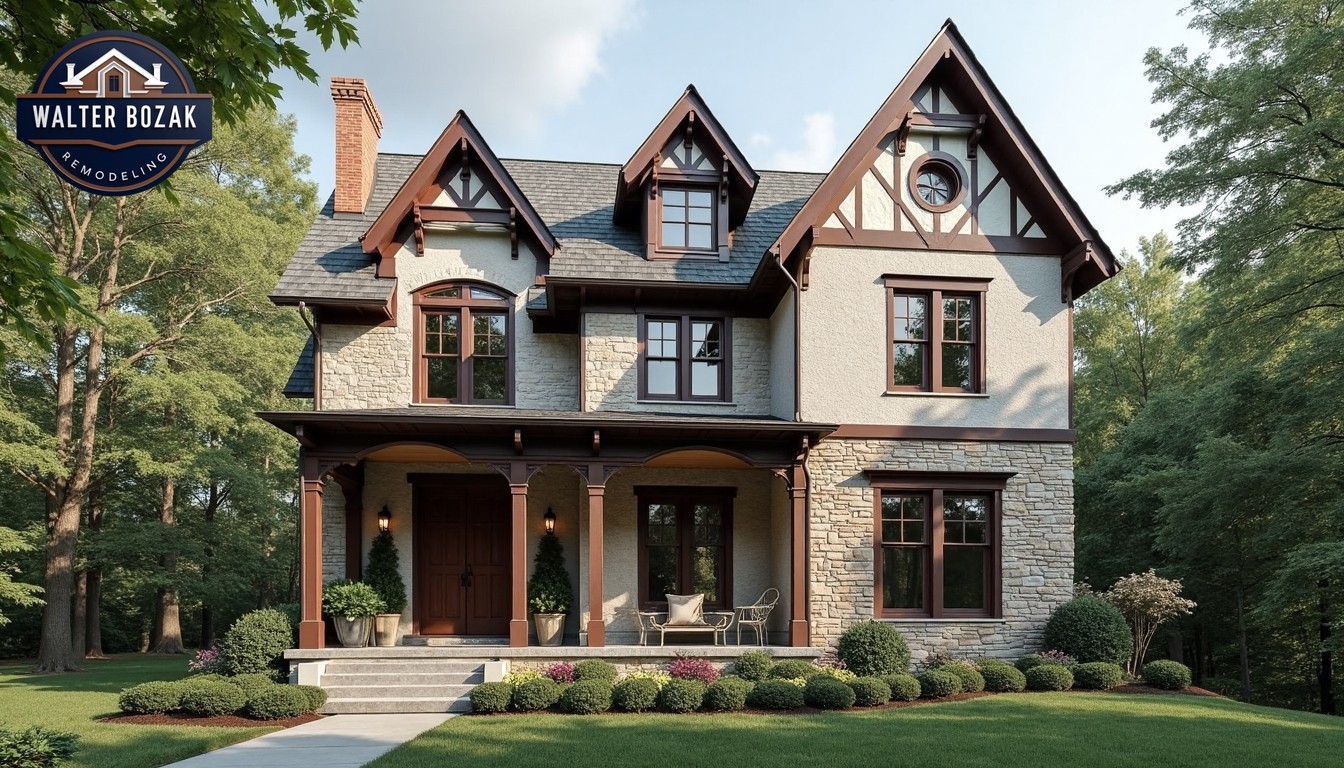 View of a properly planned renovation on a historic home