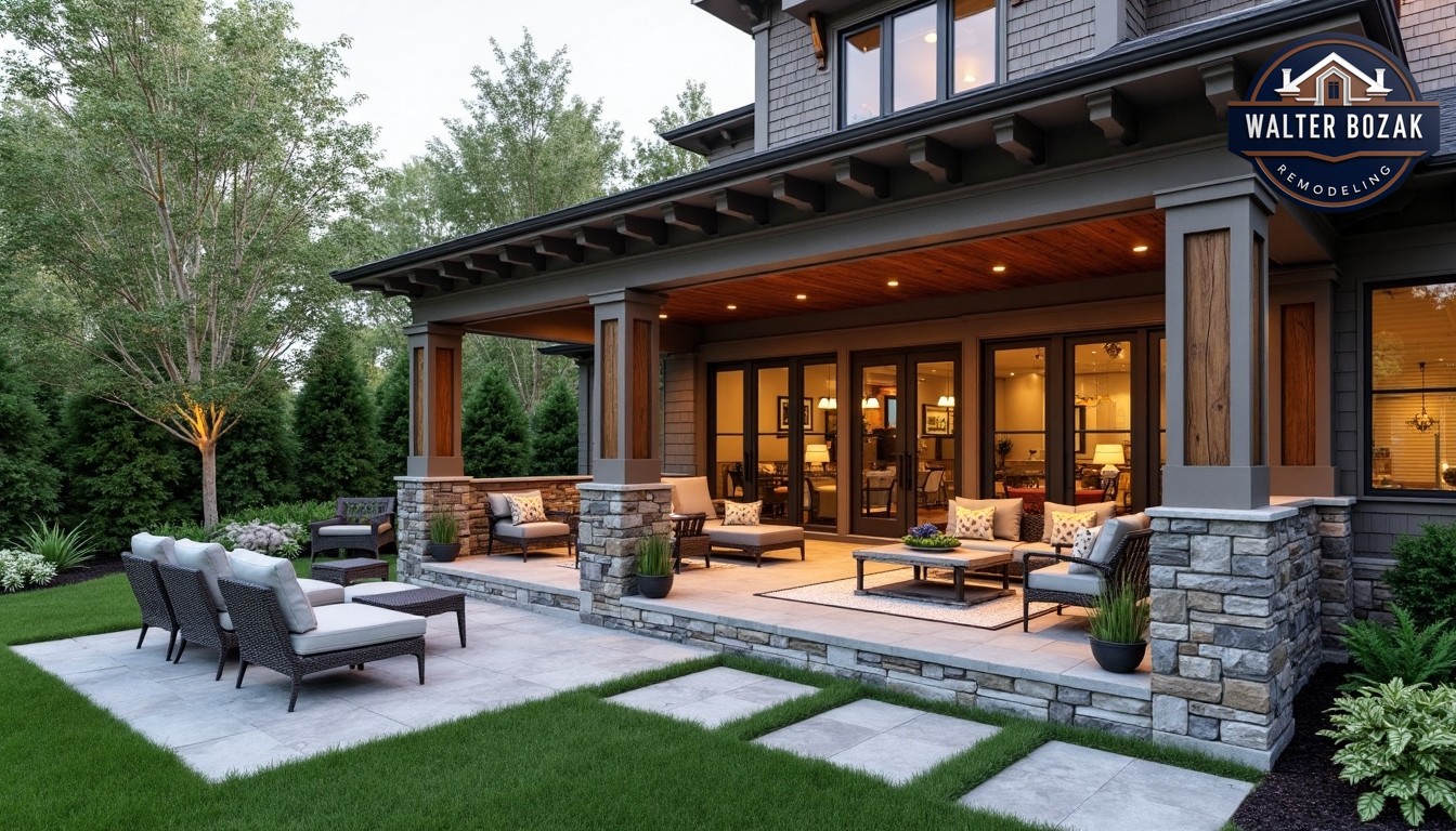 View of a outdoor living space extensions