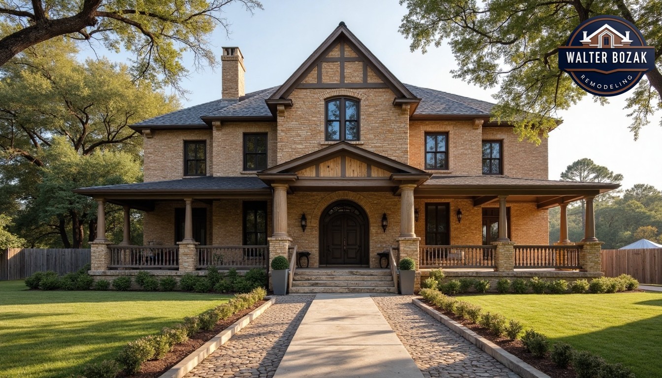 View of a traditional Texas 1800's home