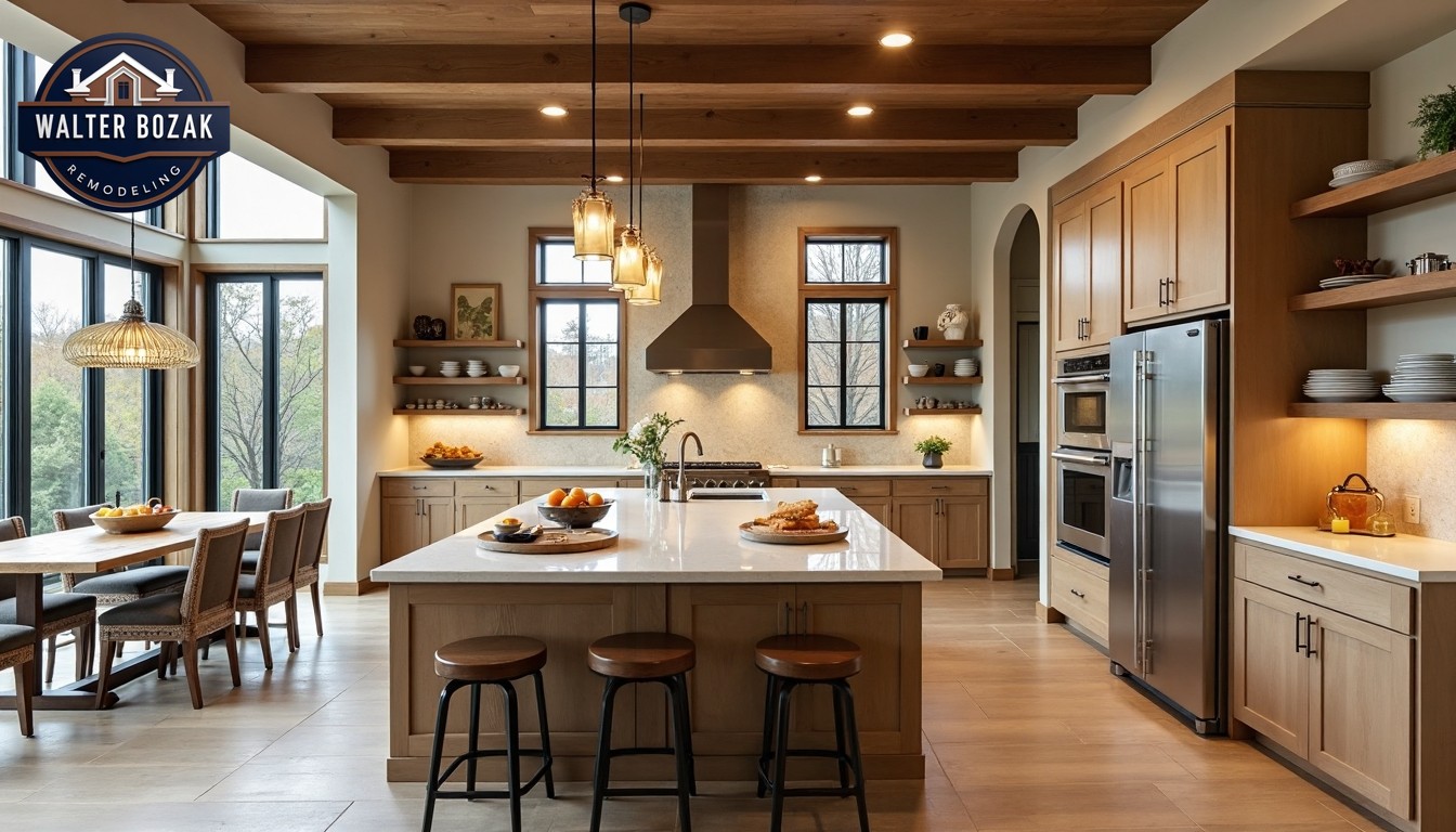 A warm, inviting Texas kitchen with an intelligent workflow design
